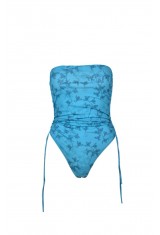 Fleur One-Piece Swimsuit Petrol