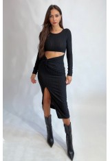 Black Midi Dress