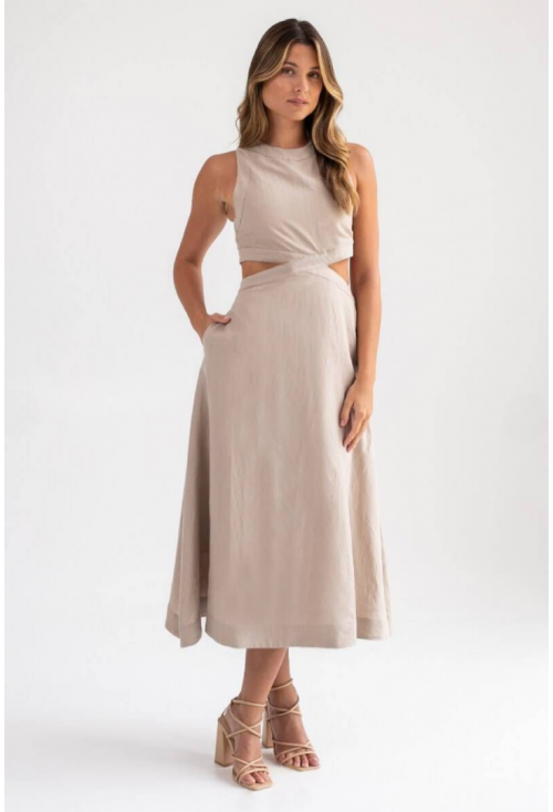 Matte Midi Dress