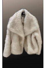 Off White Faux Fur