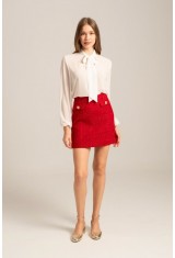 Judy Red Skirt