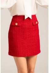 Judy Red Skirt