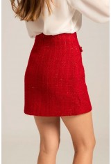 Judy Red Skirt